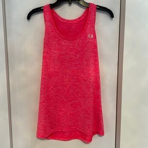 Under Armour Pink Workout Tank Size Large